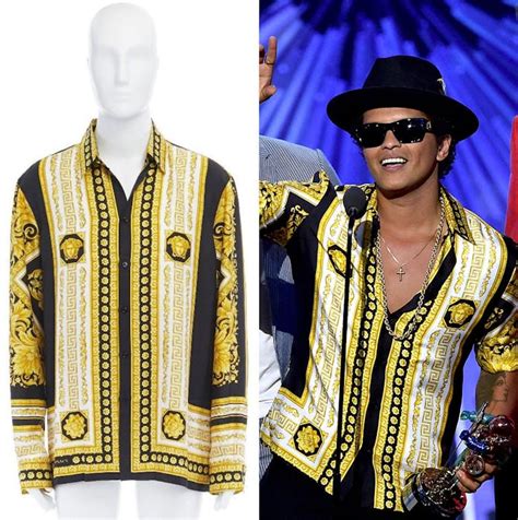 versace shirt fake bruno mars